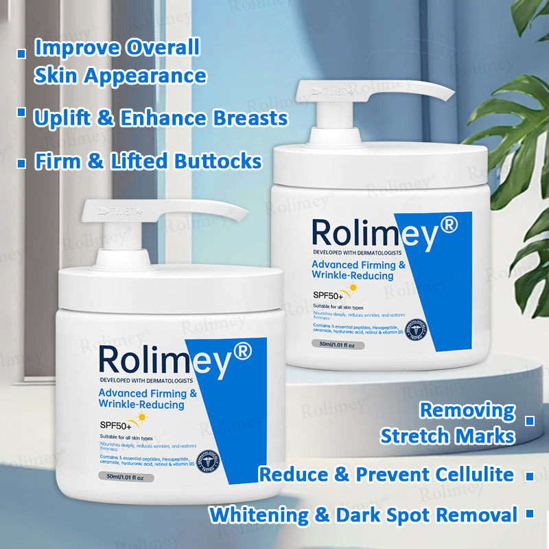 ✨✨💧(Made and Shipped from Canada)✨Rolimey® Advanced Firming & Wrinkle-Reducing Cream (with SPF 50+)✨LAST DAY 60% OFF