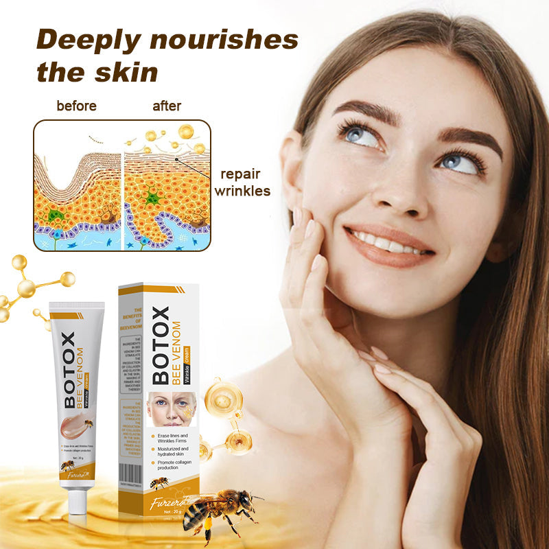 (🐝💧 Made and shipped from Canada👨⚕️) Furzero™ Botox Bee Venom Wrinkle Removal Cream- LAST DAY 70% OFF