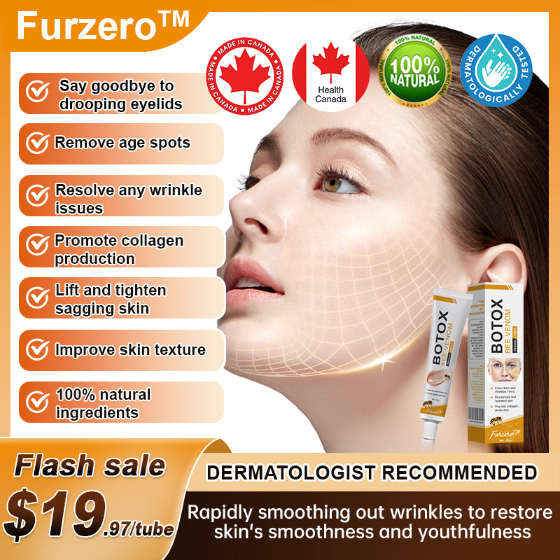 (🐝💧 Made and shipped from Canada👨‍⚕️) Furzero™ Botox Bee Venom Wrinkle Removal Cream- LAST DAY 70% OFF