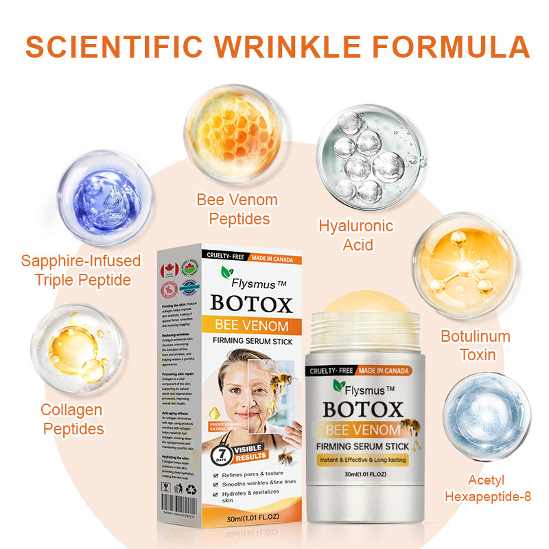 (🙏🌿Made and Shipped from Canada👨‍⚕️)✨Flysmus™ Botox Bee Venom Firming Serum Stick🔥LAST DAY 70% OFF